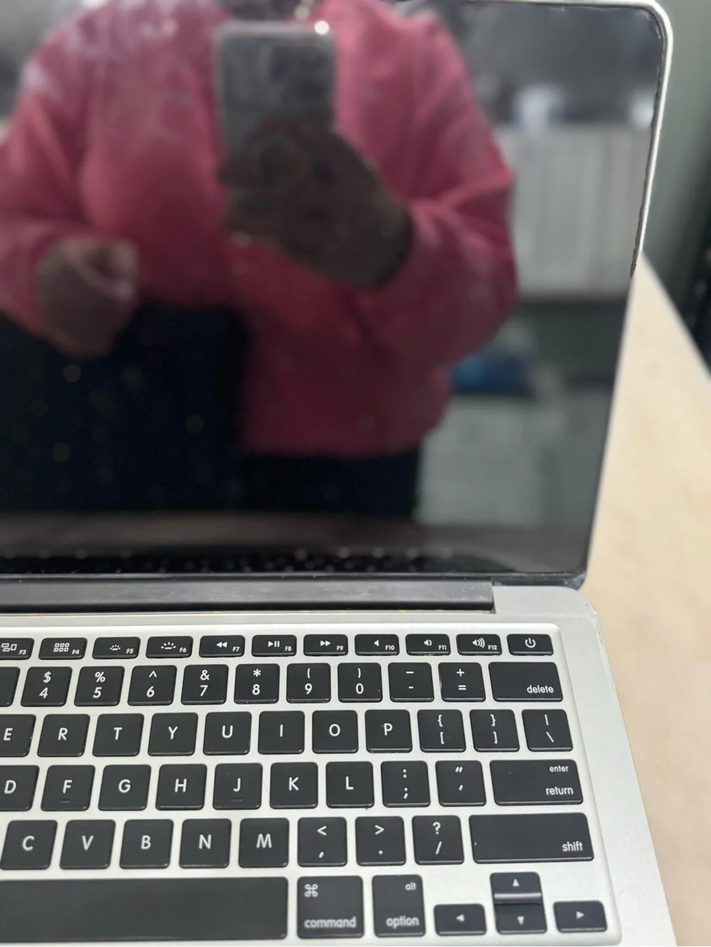 Apple Silver MacBook with Classic Apple Logo does not power on